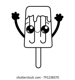 Isolated popsicle design