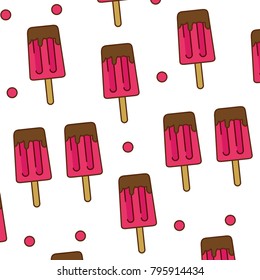 Isolated popsicle design