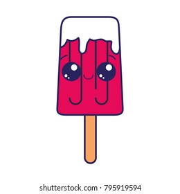 Isolated popsicle design