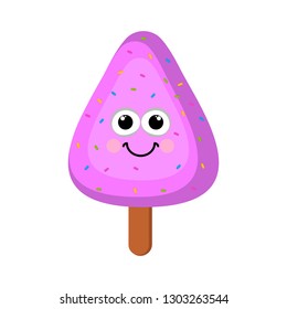 Isolated popsicle ice cream. Vector illustration design