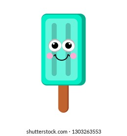 Isolated popsicle ice cream. Vector illustration design