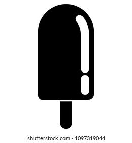 Isolated popsicle icon