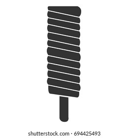 Isolated popsicle icon on a white background, Vector illustration