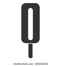 Isolated popsicle icon on a white background, Vector illustration