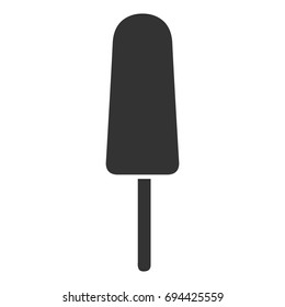 Isolated popsicle icon on a white background, Vector illustration