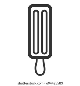 Isolated popsicle icon on a white background, Vector illustration