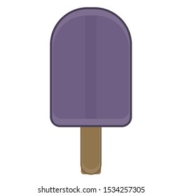 Isolated popsicle image on a white background - Vector
