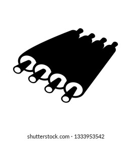Isolated pork rib icon. Vector illustration design