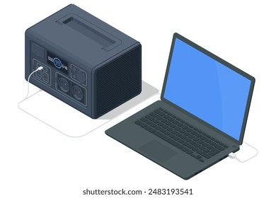 Isolated portable home battery designed for home backup and laptop. Home backup solution. Portable power supply battery to use for camping, fishing, hunting or during power outages.