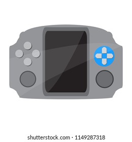 Isolated portable videogame console icon
