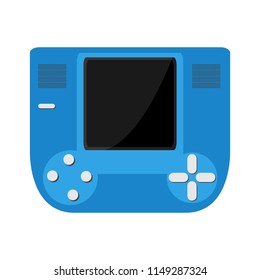Isolated portable videogame console icon