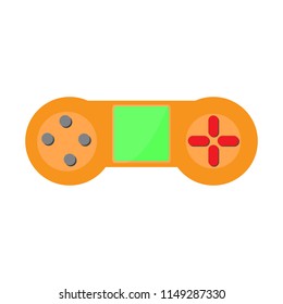 Isolated portable videogame console icon