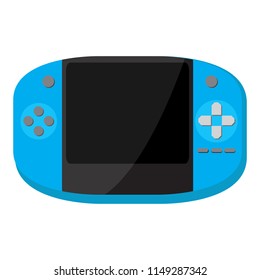 Isolated portable videogame console icon