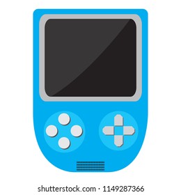 Isolated portable videogame console icon