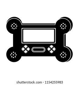 Isolated portable videogame console icon