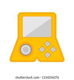 Isolated portable videogame console icon