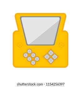 Isolated portable videogame console icon