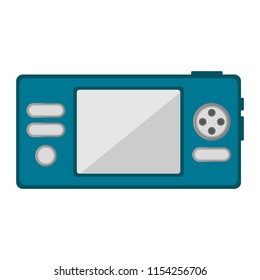 Isolated portable videogame console icon