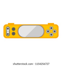 Isolated portable videogame console icon