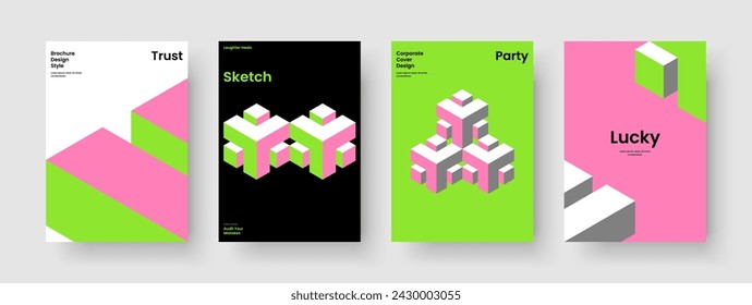 Isolated Poster Design. Abstract Flyer Template. Creative Banner Layout. Background. Brochure. Business Presentation. Book Cover. Report. Magazine. Journal. Newsletter. Portfolio. Leaflet. Notebook