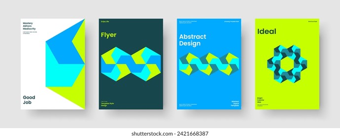 Isolated Poster Design. Abstract Report Layout. Creative Brochure Template. Business Presentation. Banner. Book Cover. Flyer. Background. Advertising. Handbill. Magazine. Journal. Notebook
