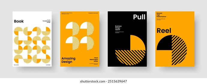 Isolated Poster Design. Abstract Report Layout. Geometric Book Cover Template. Flyer. Brochure. Business Presentation. Background. Banner. Leaflet. Handbill. Newsletter. Portfolio. Advertising