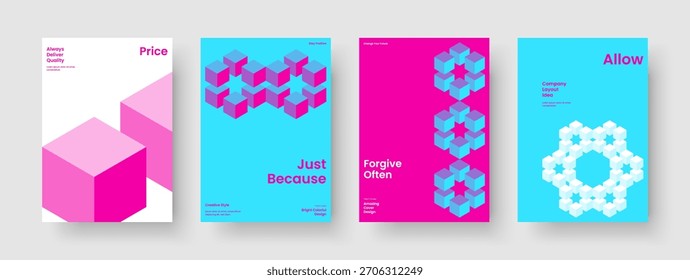 Isolated Poster Design. Creative Business Presentation Layout. Geometric Banner Template. Flyer. Brochure. Background. Report. Book Cover. Magazine. Journal. Catalog. Notebook. Handbill