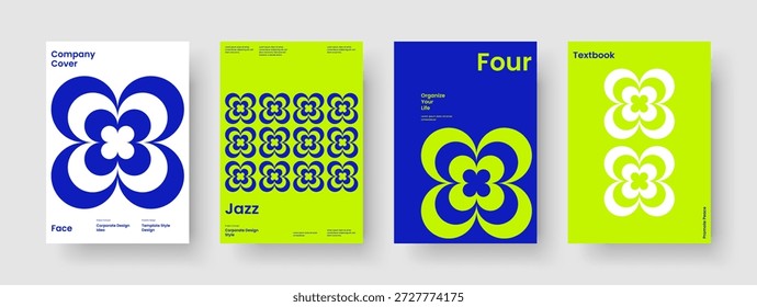 Design de cartaz isolado. Modelo Geométrico de Capa de Livro. Layout de Panfleto Moderno. Faixa. Apresentação de negócios. Brochura. Relatório. Histórico. Conhecimento manual. Identidade da marca. Diário. Boletim informativo. Folheto