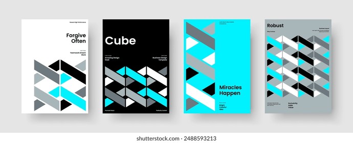 Isolated Poster Design. Geometric Brochure Layout. Abstract Flyer Template. Business Presentation. Report. Banner. Book Cover. Background. Journal. Pamphlet. Catalog. Leaflet. Notebook