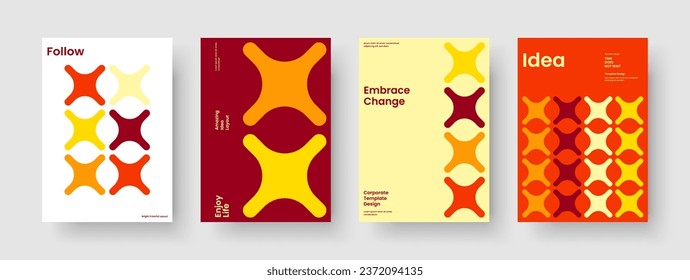 Einzelnes Poster-Design. Geometrisches Flugblatt. Abstraktes Bannerlayout. Buchcover. Hintergrund. Broschüre. Bericht. Geschäftsvorführung. Pamphlet. Handbrief. Portfolio. Notebook. Newsletter