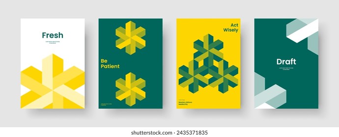 Diseño de póster aislado. Diseño de informe geométrico. Plantilla de presentación empresarial creativa. Volante. Portada del libro. Antecedentes. Folleto. Pancarta. Identidad de marca. Publicidad. Cuaderno. Revista. Catálogo