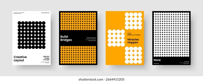 Isolated Poster Design. Modern Brochure Layout. Geometric Business Presentation Template. Background. Banner. Book Cover. Report. Flyer. Magazine. Portfolio. Newsletter. Notebook. Catalog