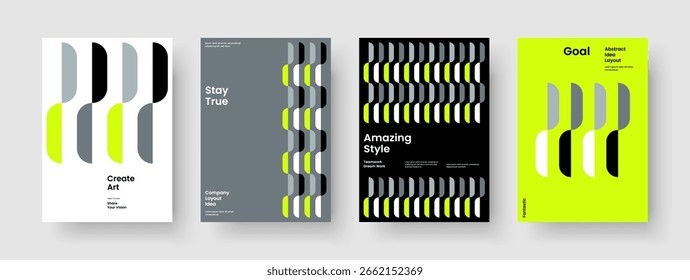 Isolierte Poster-Anordnung. Vorlage für kreative Geschäftspräsentationen. Geometrisches Berichtsdesign. Hintergrund. Flyer. Banner. Buchumschlag. Broschüre. Handzettel Portfolio. Packungsbeilage. Newsletter. Werbung