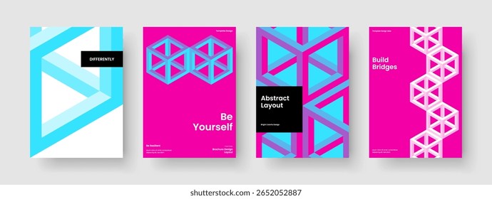 Isolated Poster Layout. Geometric Book Cover Template. Modern Report Design. Business Presentation. Background. Banner. Brochure. Flyer. Leaflet. Brand Identity. Handbill. Magazine. Advertising