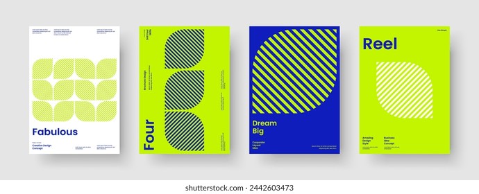 Isolated Poster Layout. Geometric Brochure Template. Modern Business Presentation Design. Report. Book Cover. Banner. Flyer. Background. Handbill. Notebook. Advertising. Portfolio. Leaflet