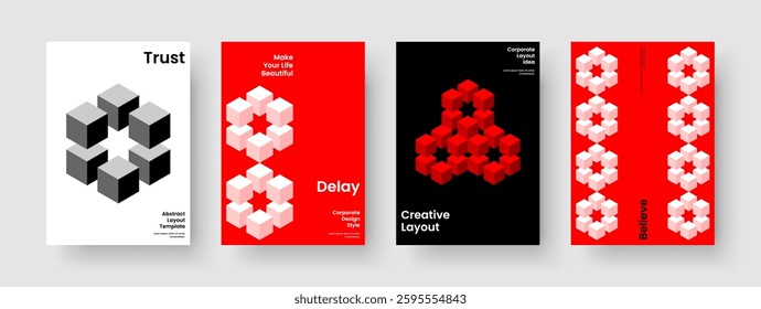 Isolated Poster Layout. Geometric Brochure Design. Abstract Flyer Template. Business Presentation. Banner. Book Cover. Background. Report. Pamphlet. Notebook. Leaflet. Portfolio. Handbill
