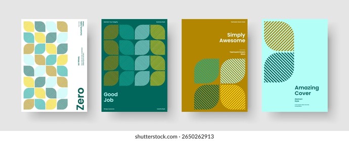 Isolated Poster Layout. Modern Report Design. Abstract Book Cover Template. Flyer. Brochure. Banner. Business Presentation. Background. Catalog. Notebook. Journal. Handbill. Newsletter