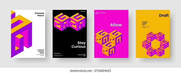 Isolierte Postervorlage. Abstraktes Hintergrundlayout. Geometrisches Buchdeckeldesign. Broschüre. Flyer. Banner. Geschäftspräsentation. Bericht. Handzettel Portfolio. Notebook. Zeitschrift. Werbung