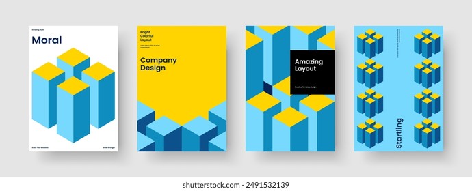 Isolated Poster Template. Abstract Book Cover Design. Geometric Business Presentation Layout. Report. Background. Banner. Flyer. Brochure. Advertising. Magazine. Notebook. Portfolio. Journal