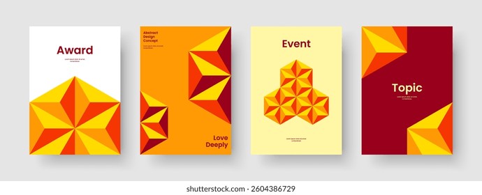 Isolated Poster Template. Geometric Brochure Design. Abstract Book Cover Layout. Business Presentation. Background. Flyer. Report. Banner. Portfolio. Catalog. Journal. Notebook. Leaflet. Magazine