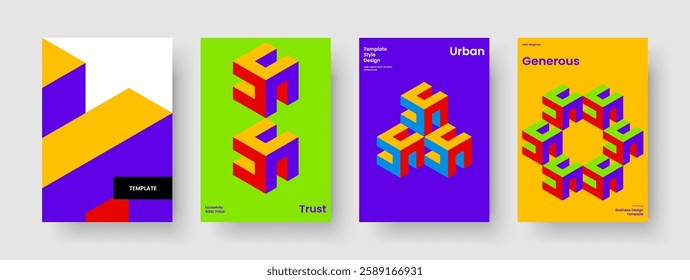 Isolated Poster Template. Modern Brochure Design. Abstract Book Cover Layout. Banner. Background. Report. Business Presentation. Flyer. Newsletter. Leaflet. Catalog. Advertising. Notebook