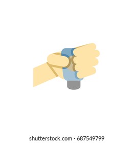 Isolated Pour Flat Icon. Flavor Vector Element Can Be Used For Flavor, Pour, Hand Design Concept.