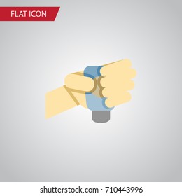 Isolated Pour Flat Icon. Flavor Vector Element Can Be Used For Flavor, Pour, Hand Design Concept.