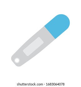 Icono de prueba de embarazo aislado sobre fondo blanco - Vector