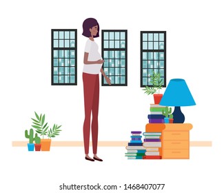 Isolated pregnant woman design vector illustration