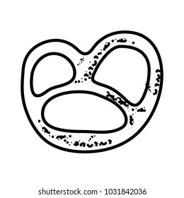 Isolated pretzel design