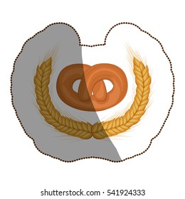Isolated pretzel design