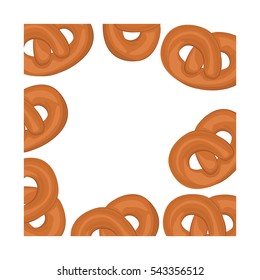 Isolated pretzel design