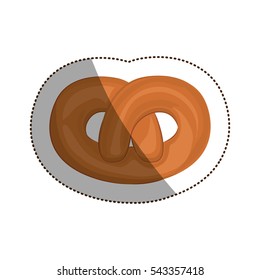 Isolated pretzel design