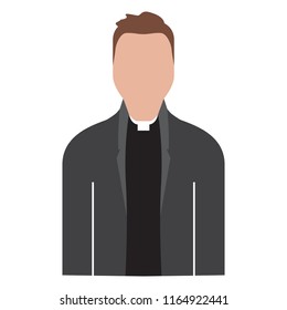 Isolated priest avatar